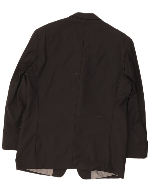 Calvin Klein Veste blazer à 3 boutons pour homme UK 38 Laine noire moyenne