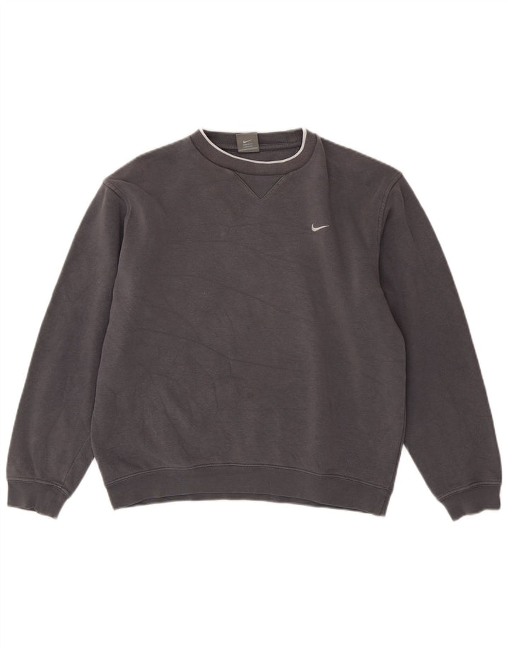 Nike Sweat-Shirt Garçon 12-13 Ans Grand Gris Coton