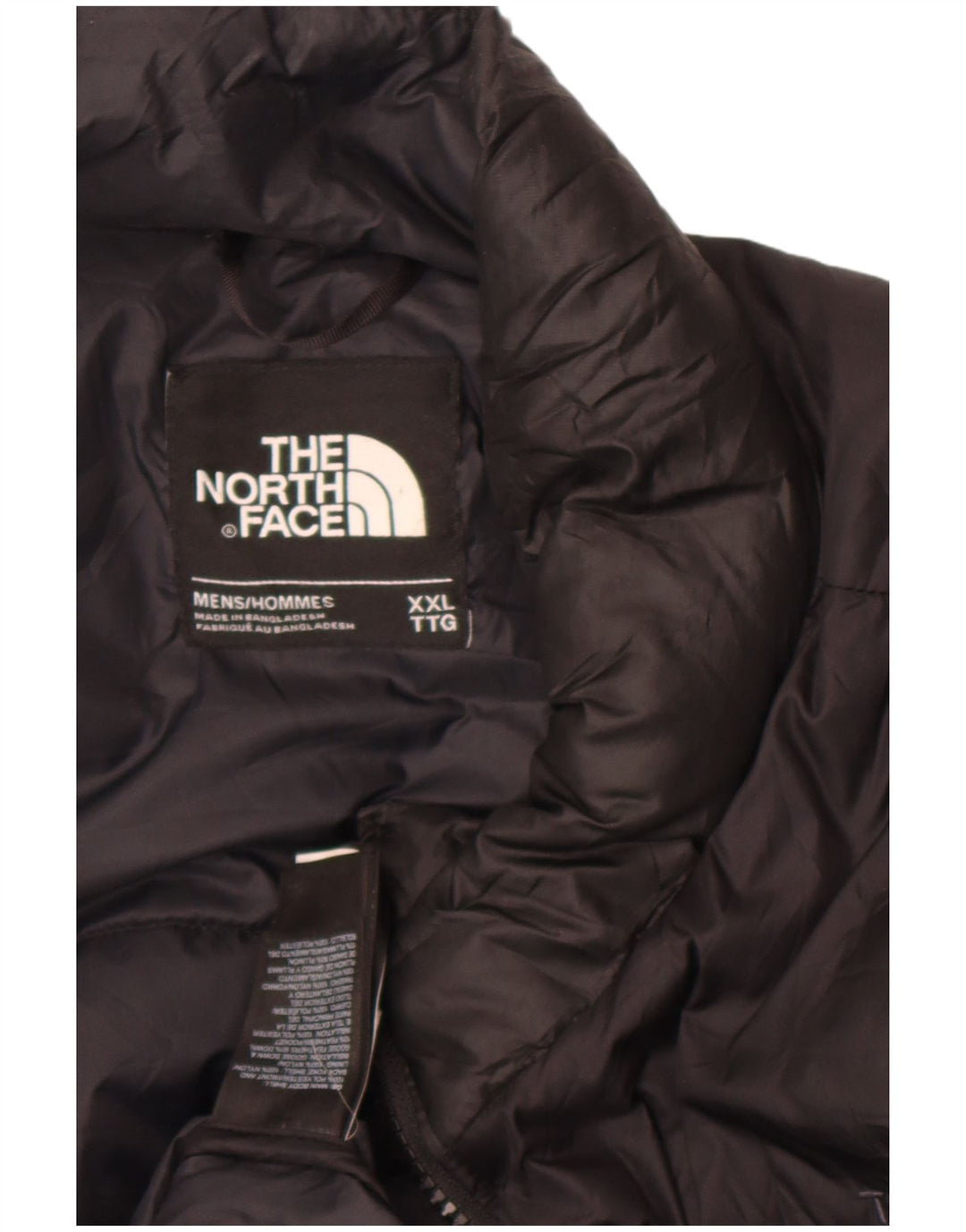 The North Face Veste matelassée pour hommes UK 44 2XL Noir Polyester