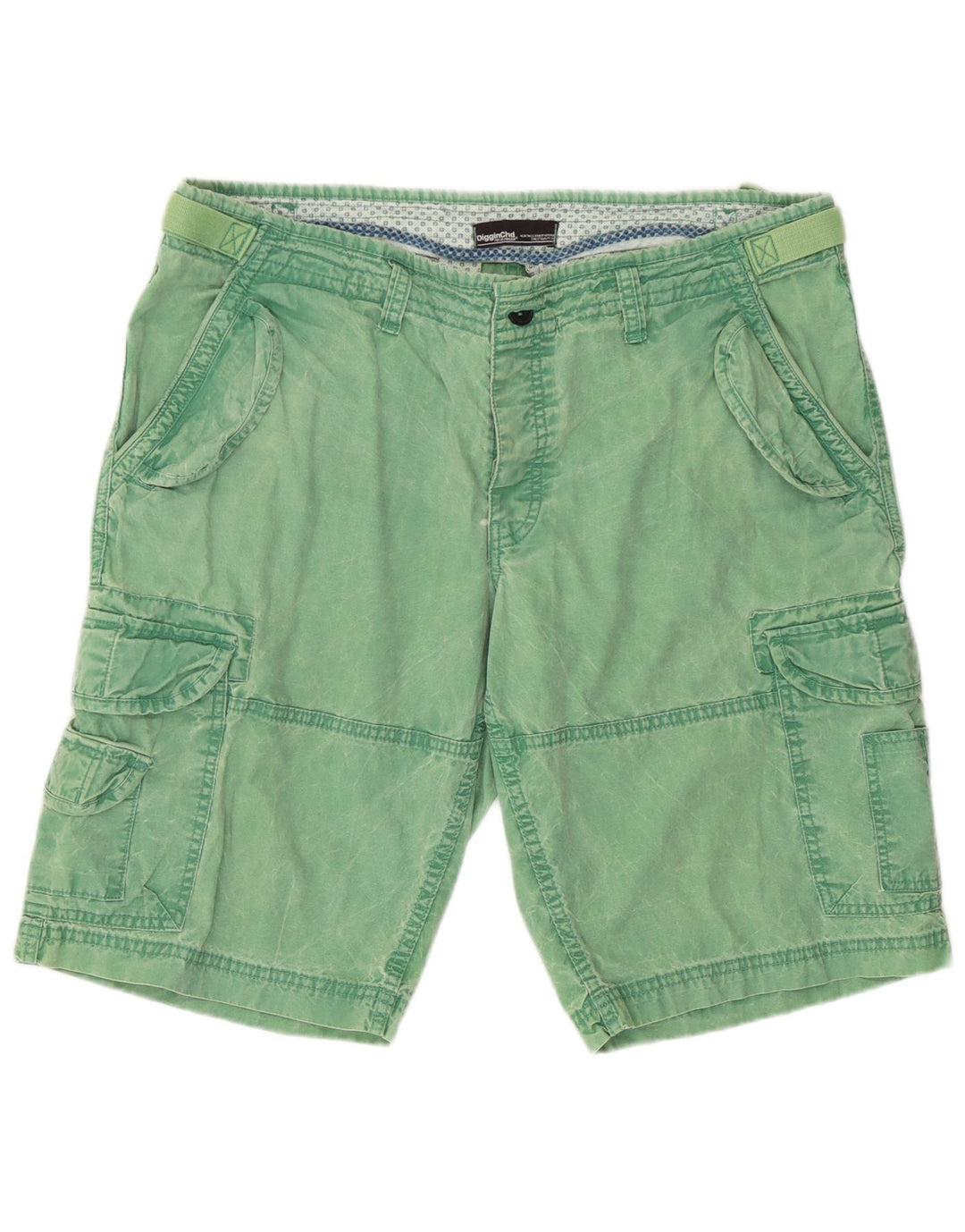 CLOCK HOUSE Short cargo pour homme W36 Large Vert