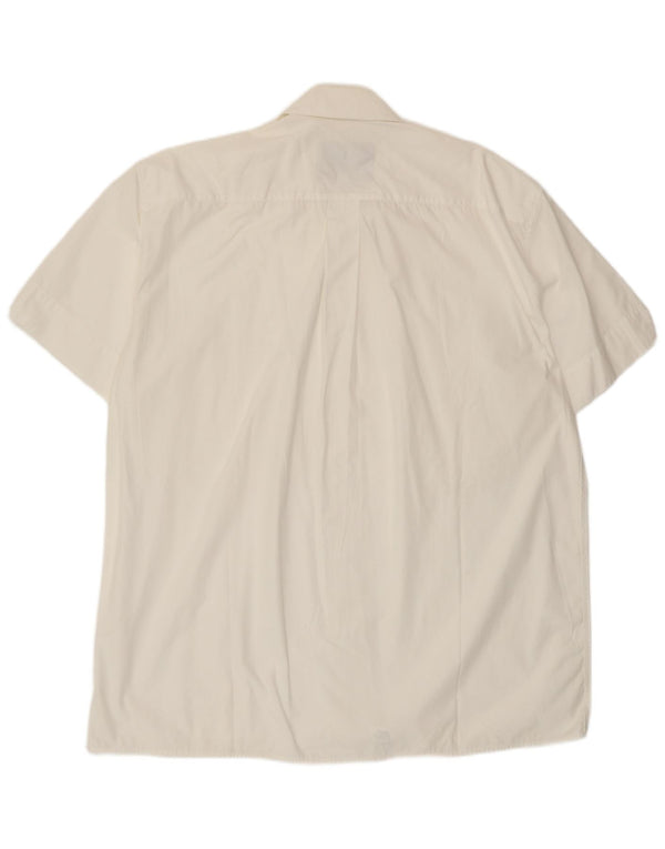 Armata Di Mare Chemise à manches courtes pour hommes Taille 48 2XL Coton blanc