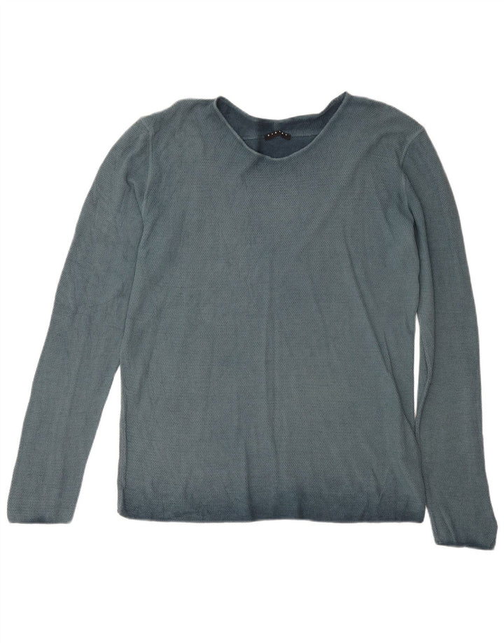 Sisley Homme Top Manches Longues Large Gris Coton