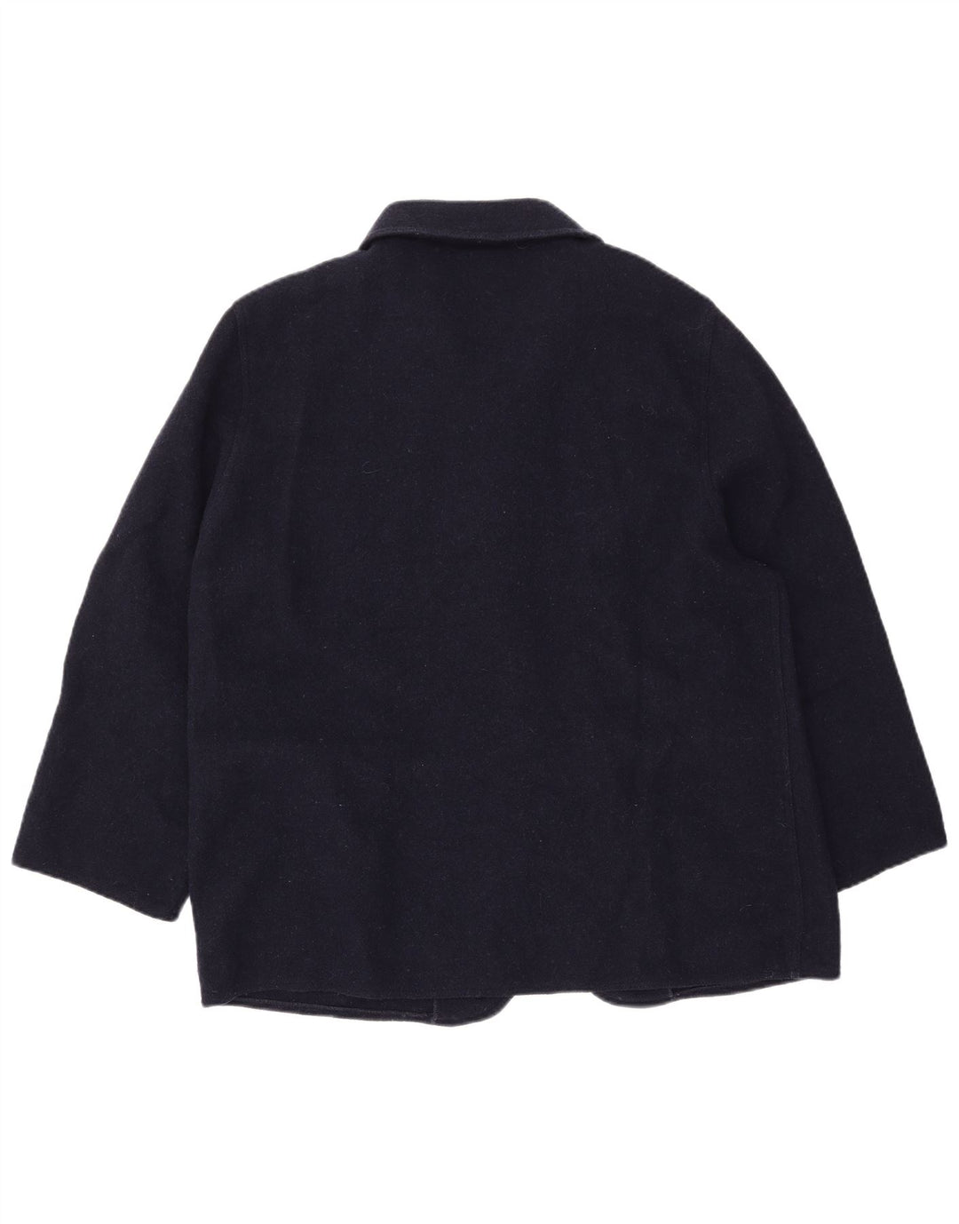 EASY Veste blazer à manches 3/4 et 4 boutons pour femme IT 46 Large Bleu marine