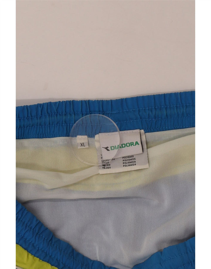 Diadora Short de Bain Homme XL Bleu Colorblock Polyester