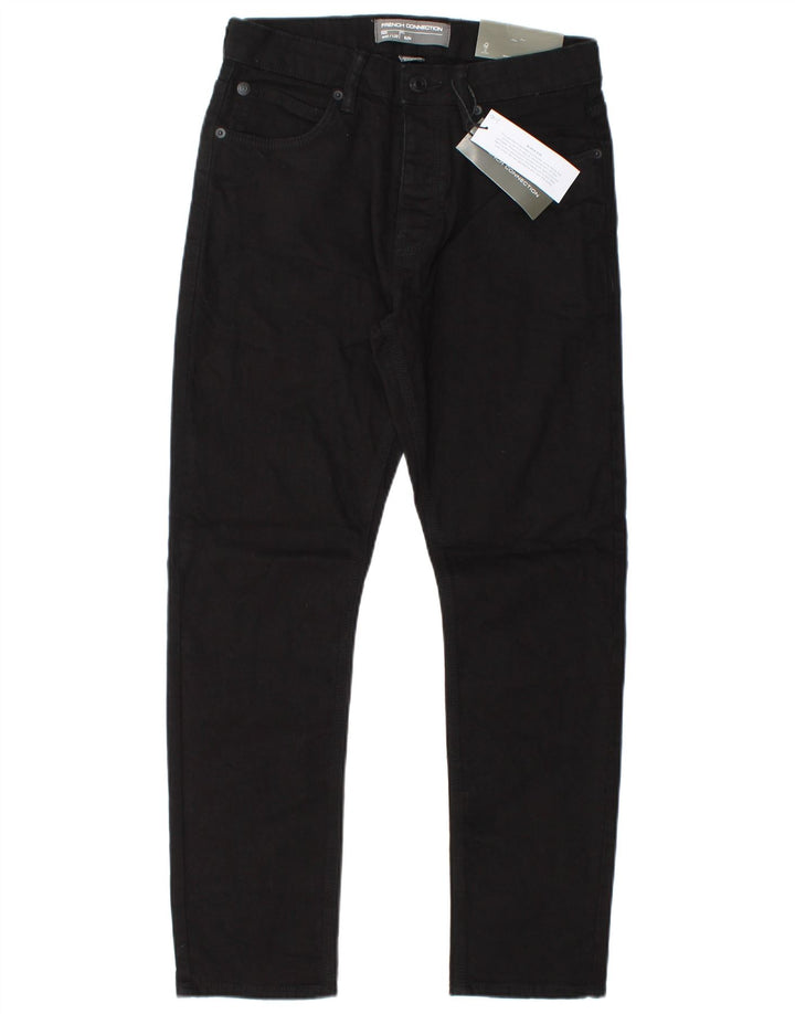 French Connection Jean Slim Homme W30 L30 Noir Coton