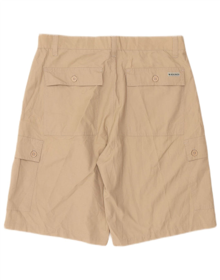 Short Cargo Vintage Homme IT 48 Moyen W32 Beige