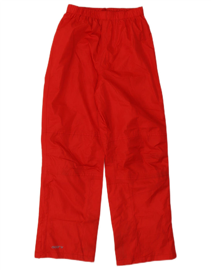 Mountain Warehouse Pantalon imperméable garçon 11-12 ans Rouge Polyester