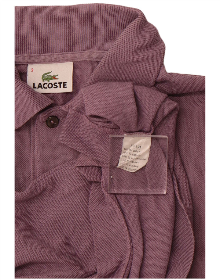 LACOSTE Polo Homme Taille 3 Petit Coton Violet