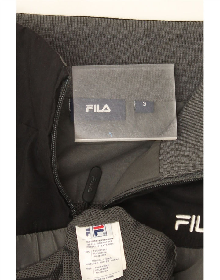 Fila Veste de survêtement pour homme Petit Gris Colorblock Polyester