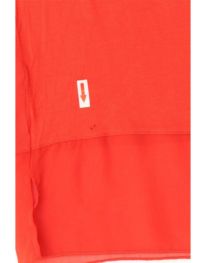 Zara Femme Chemisier Top UK 12 Rouge Moyen