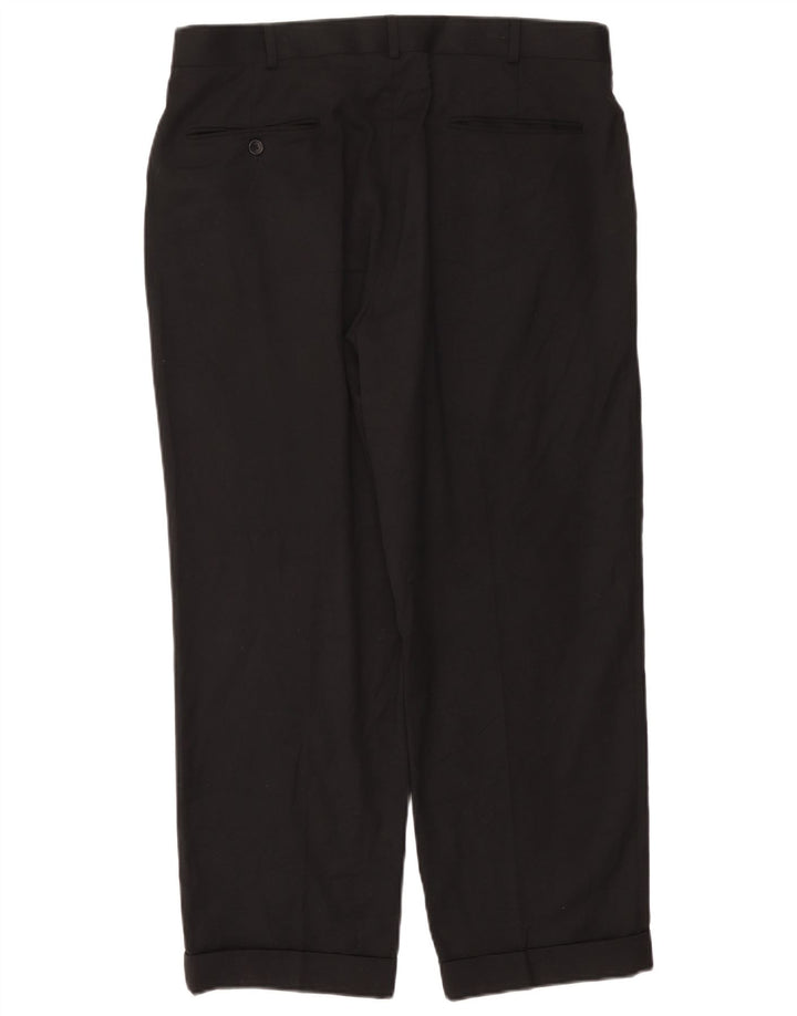 DOCKERS Pantalon Chino Pegged Homme W36 L30 Noir Polyester