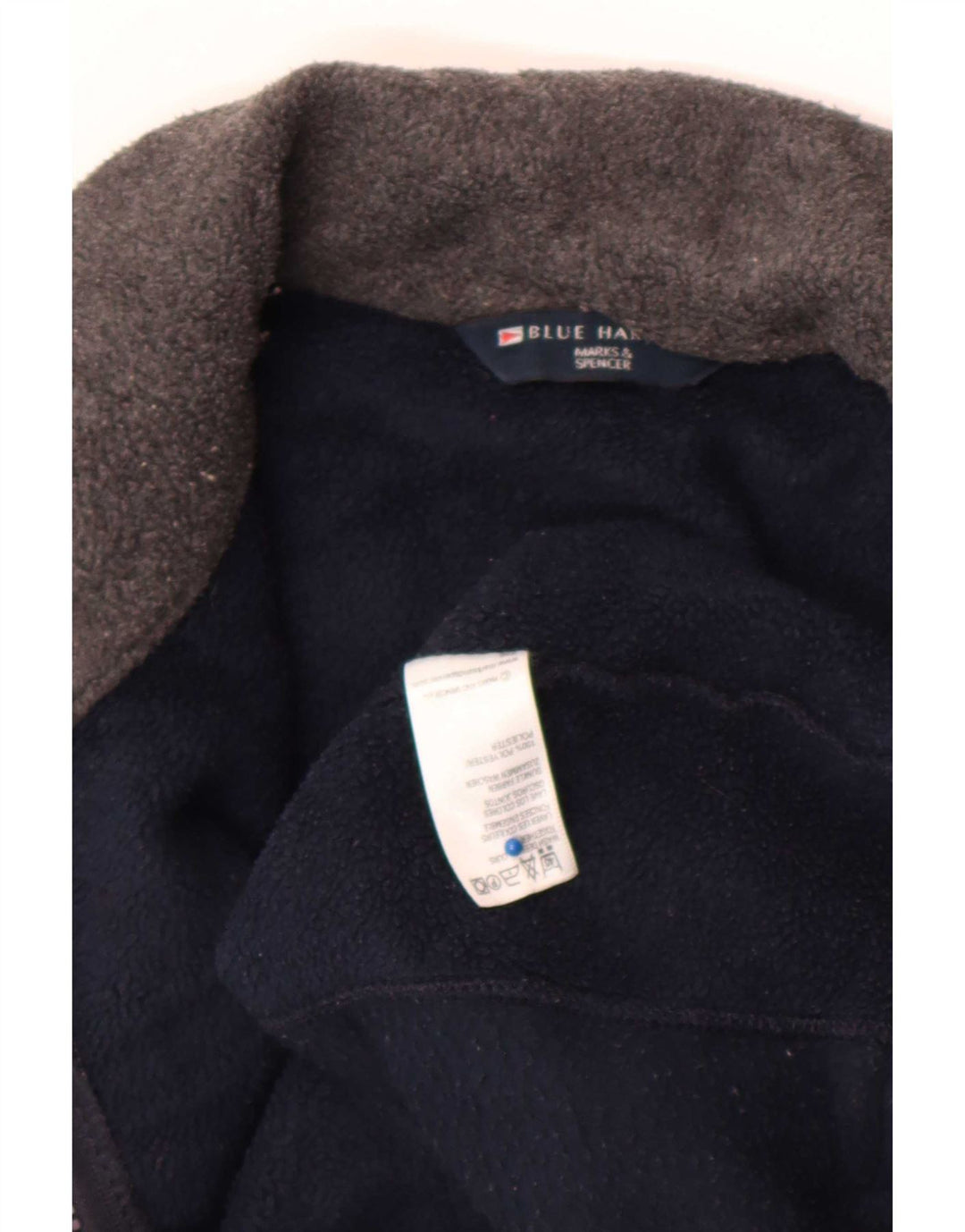 Marks & Spencer Veste polaire Blue Harbour pour homme UK 38 Polyester bleu marine moyen
