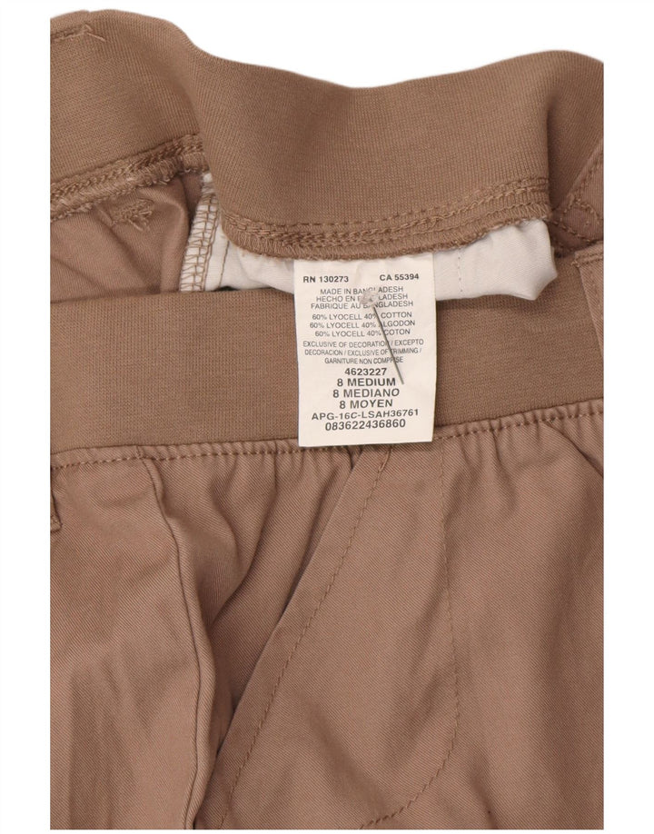 Lee Short chino coupe décontractée pour femme US 8 Medium W30 Marron Lyocell