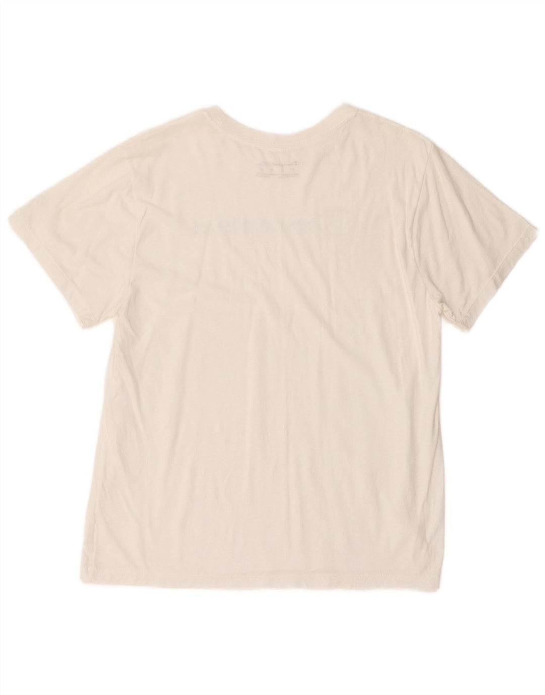 Champion T-shirt graphique pour femme UK 16 Large Blanc