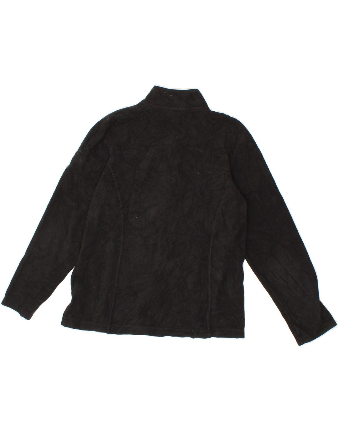 L.L.BEAN Womens Fleece Jacket UK 14 Medium Black Polyester Vintage L.L.Bean and Second-Hand L.L.Bean from Messina Hembry 