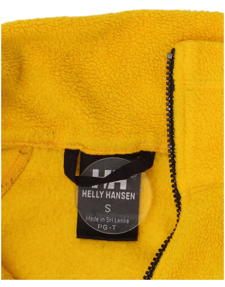 HELLY HANSEN Veste Polaire Homme UK 36 Petit Jaune Colorblock Polyester
