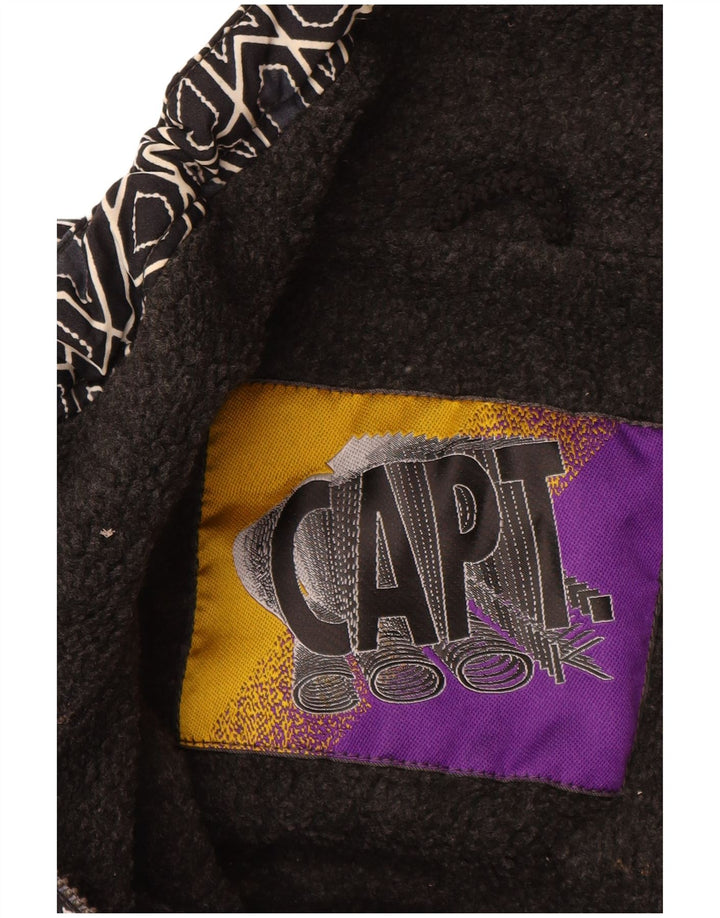 CAPT. COOK Veste Anorak Graphique pour Homme UK 42 XL Gris Géométrique