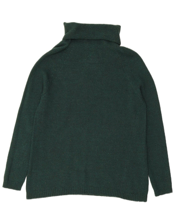 Replay Pull col roulé femme UK 10 Small Vert Acrylique