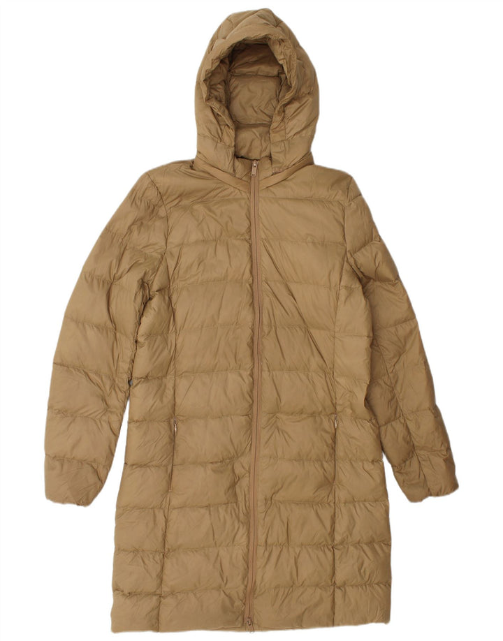 Marks & Spencer Manteau rembourré surdimensionné à capuche pour femme UK 10 Small Beige