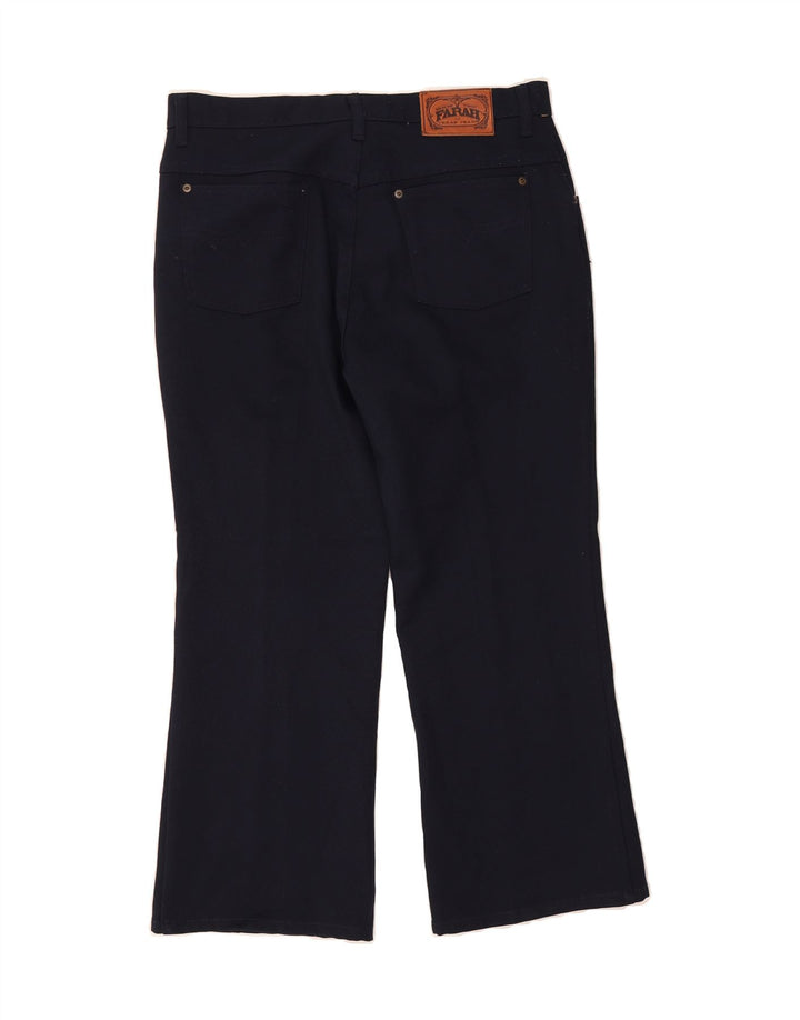 FARAH Womens Straight Jeans W34 L29 Navy Blue Vintage Farah and Second-Hand Farah from Messina Hembry 