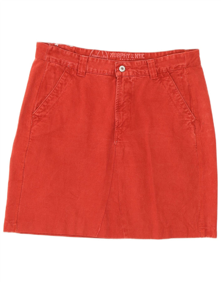 Murphy & Nye Mini-jupe W32 en coton rouge pour femme