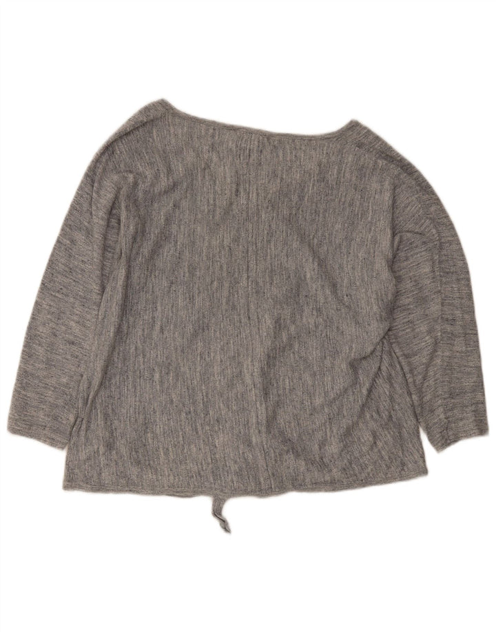Top Femme White Stuff Manches 3/4 UK 16 Grand Lin Gris