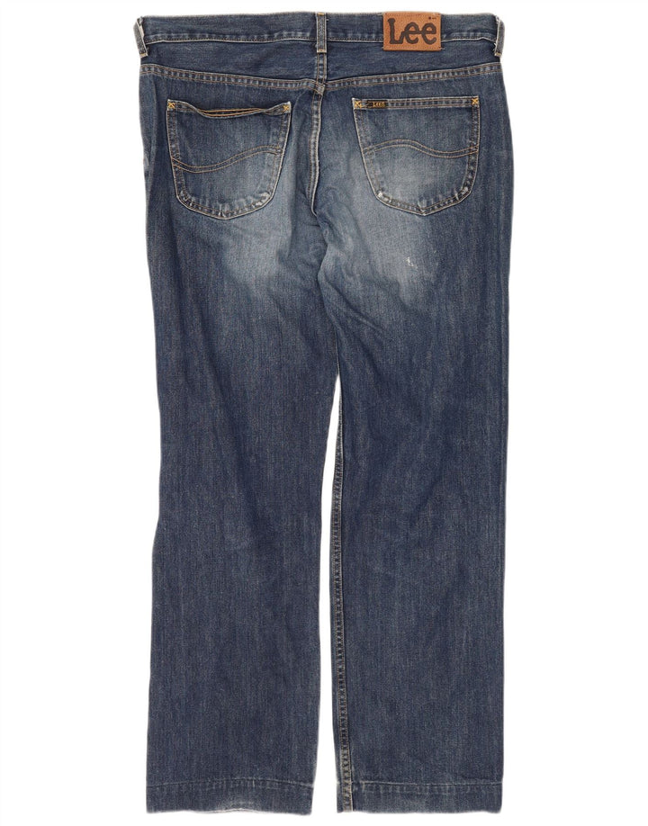 Lee Jean Droit Homme W36 L30 Bleu