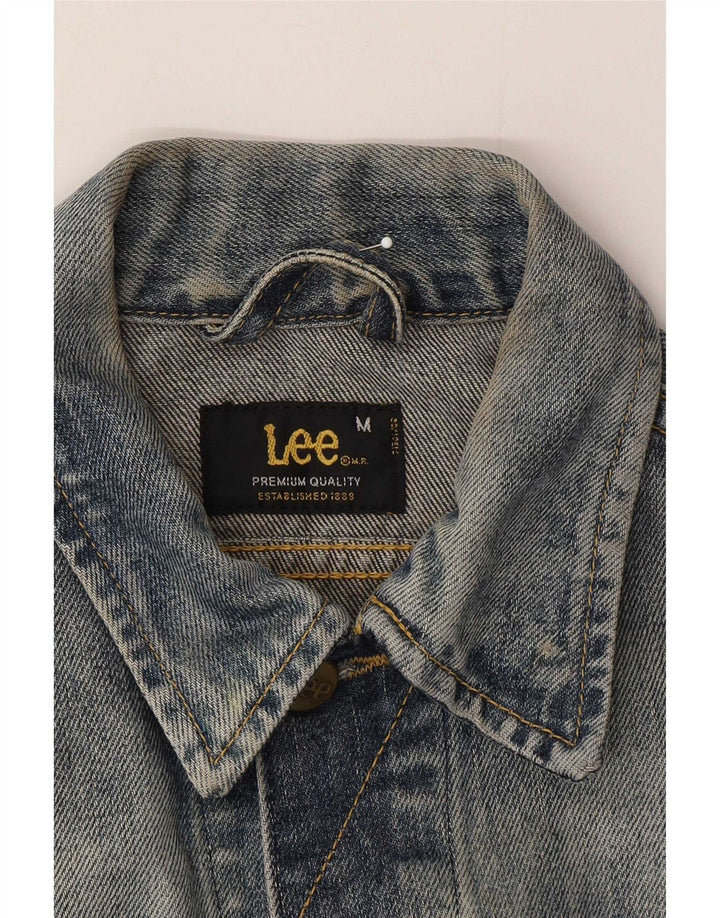 Lee Veste en jean Rider pour femme UK 12 Bleu moyen Coton