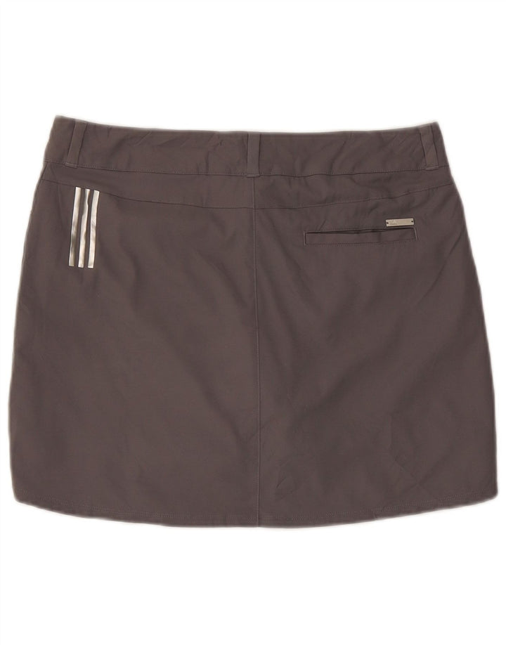 Adidas Mini jupe femme UK 14 Large W32 Gris Polyester