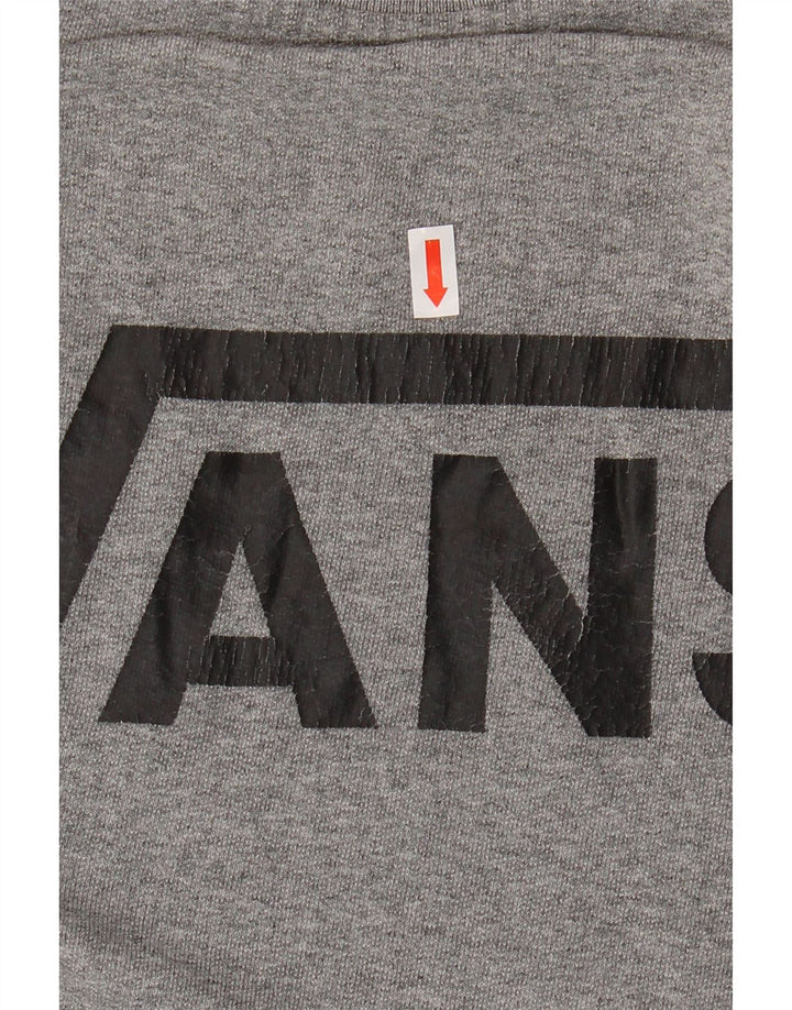VANS Sweat-shirt graphique pour femme UK 14 Large Gris