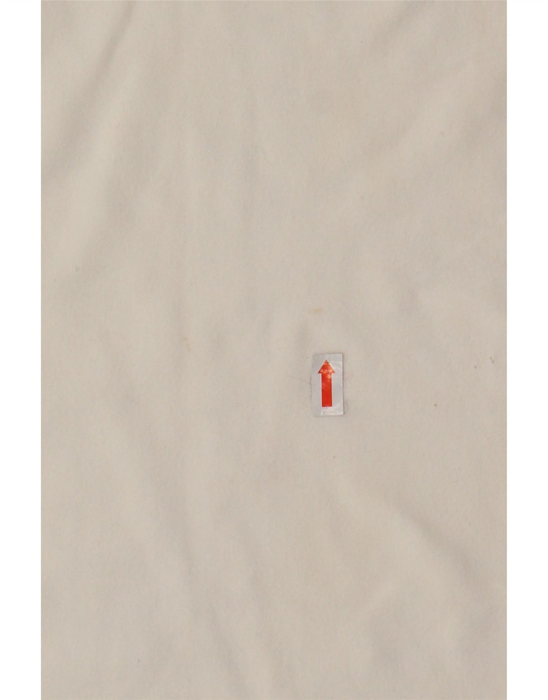 THINK PINK Polo graphique pour femme UK 8 petit coton blanc