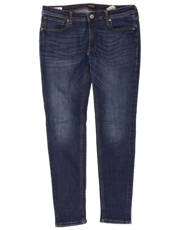 Jack & Jones Jean Skinny Tom W36 L32 Homme Bleu Marine Coton