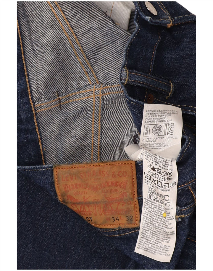 Levi's Jean Droit 501 CT Homme Bleu W34 L32 Coton