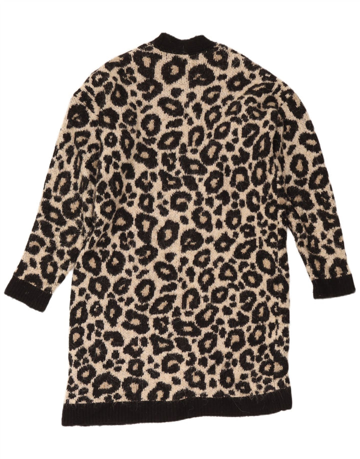 Superdry Cardigan long surdimensionné pour femme UK 10 Petit Noir