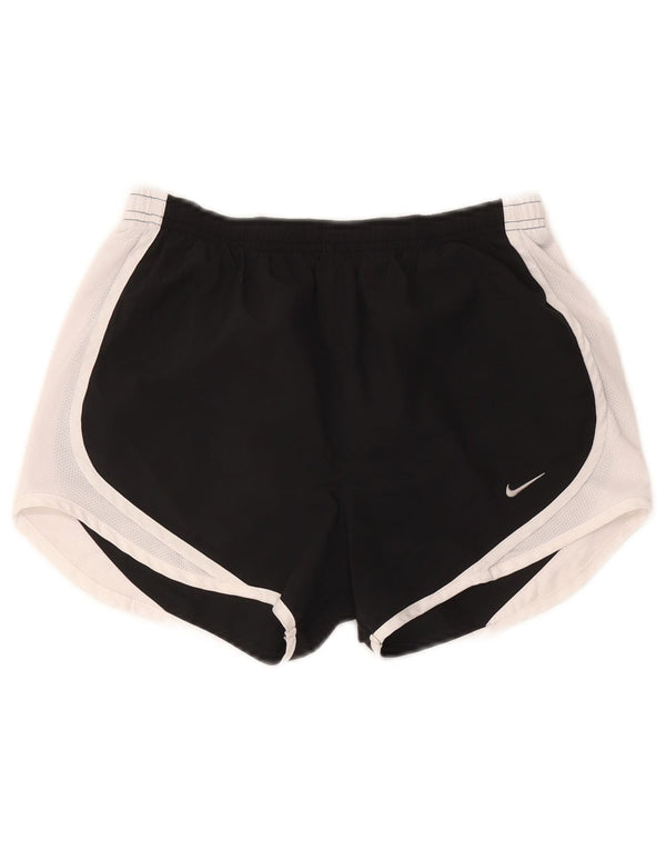 Nike Short de sport Dri Fit pour femme UK 6 XS Noir Colourblock