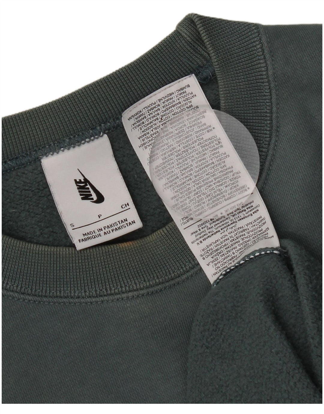 Nike Sweat-shirt pour homme en coton bleu Taille S