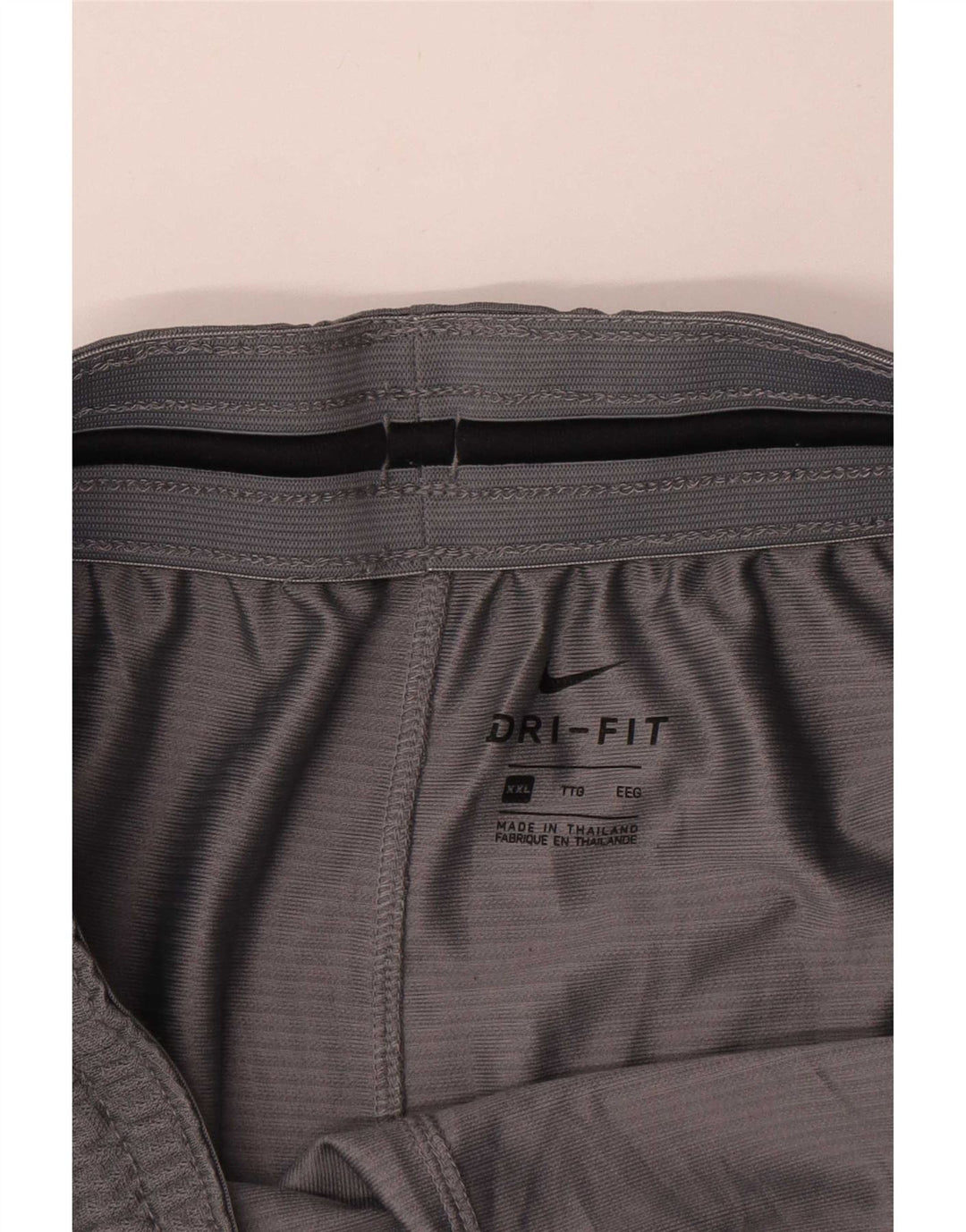 Nike Short de sport Dri Fit Graphic pour homme 2XL Gris Polyester