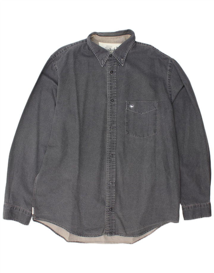 MURPHY & NYE Chemise Homme 2XL Gris Coton