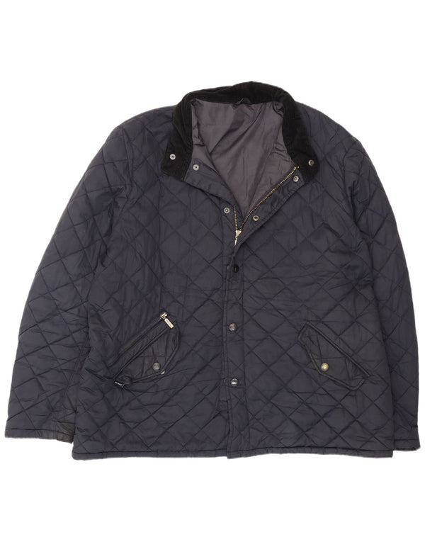 Barbour Veste matelassée pour homme UK 44 2XL Bleu marine Polyester