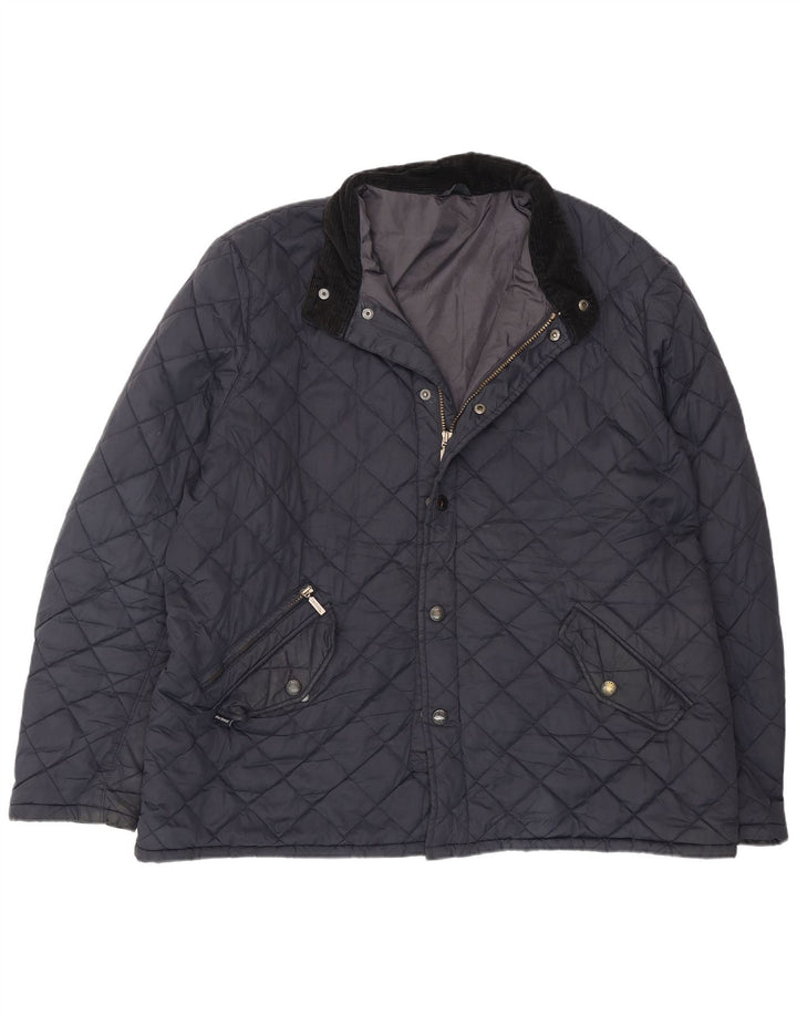 Barbour Veste matelassée pour homme UK 44 2XL Bleu marine Polyester
