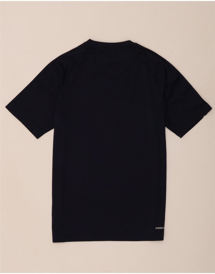 Adidas Hommes Aeroready T-Shirt Haut Petit Bleu Marine Polyester