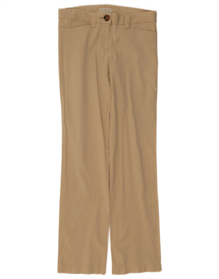 Massimo Dutti Pantalon décontracté droit pour femme W30 L32 Beige