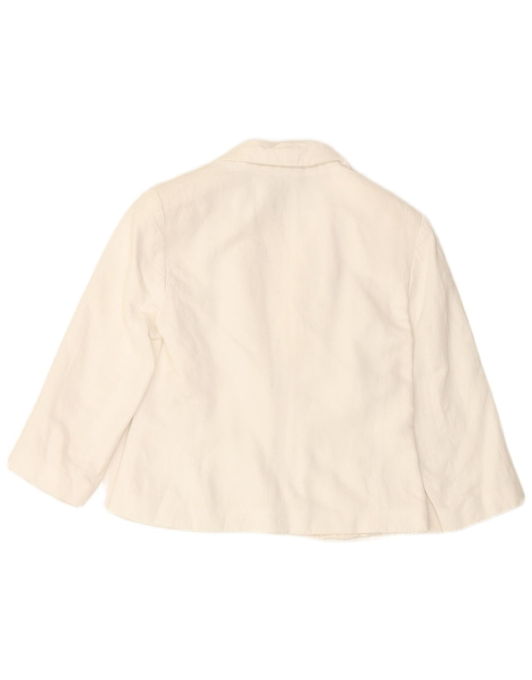 PHASE EIGHT Veste boléro à manches 3/4 pour femme avec 1 bouton UK 10 Small Blanc
