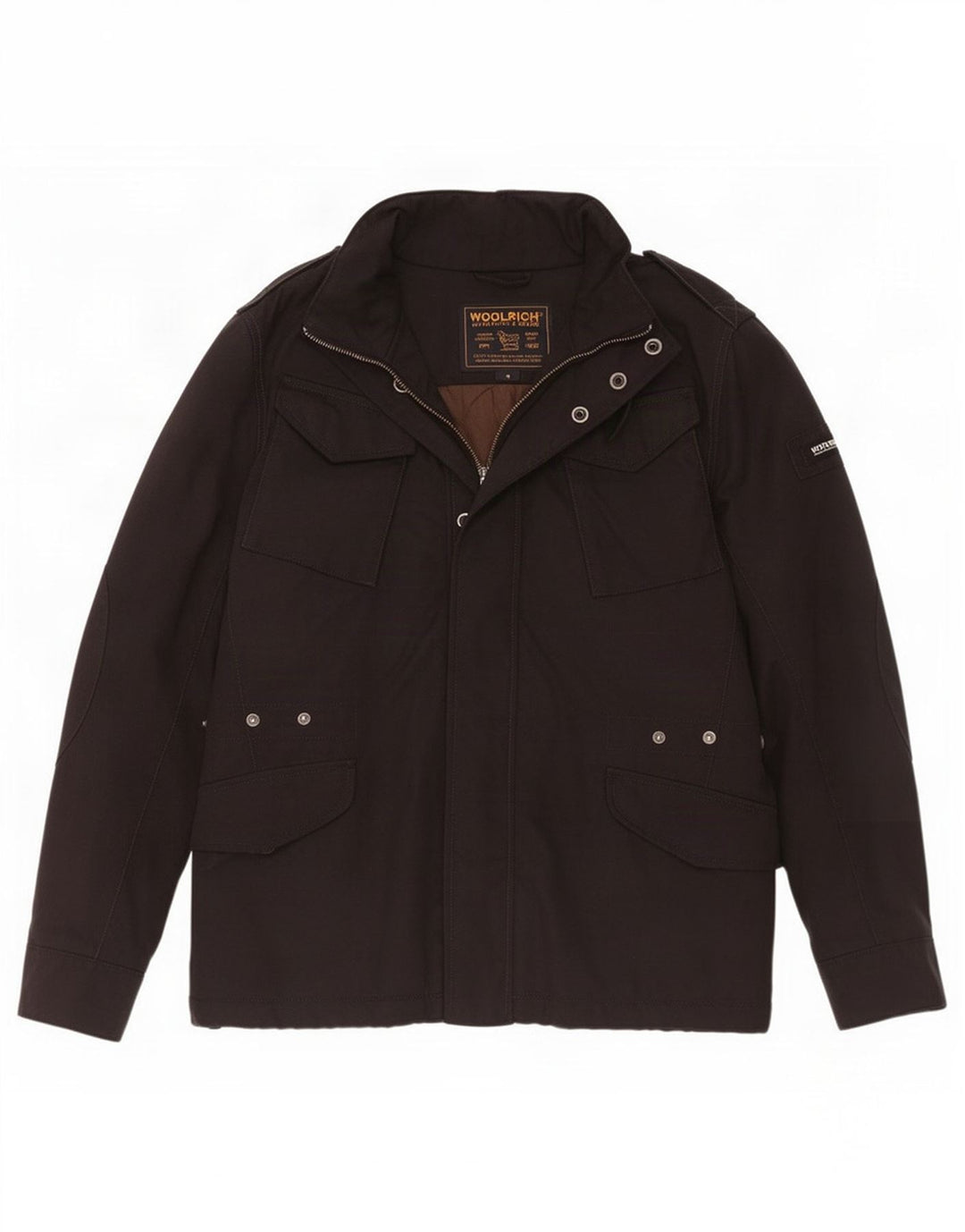 Woolrich Veste Militaire Homme UK 38 Medium Noir Nylon