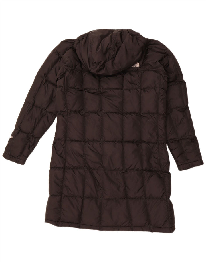 THE NORTH FACE Manteau rembourré à capuche pour femme UK 40 Large Noir Nylon