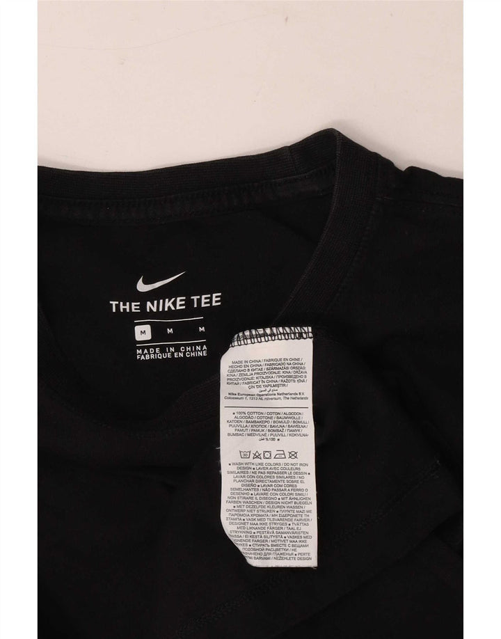 Nike T-Shirt Homme Noir Moyen Coton