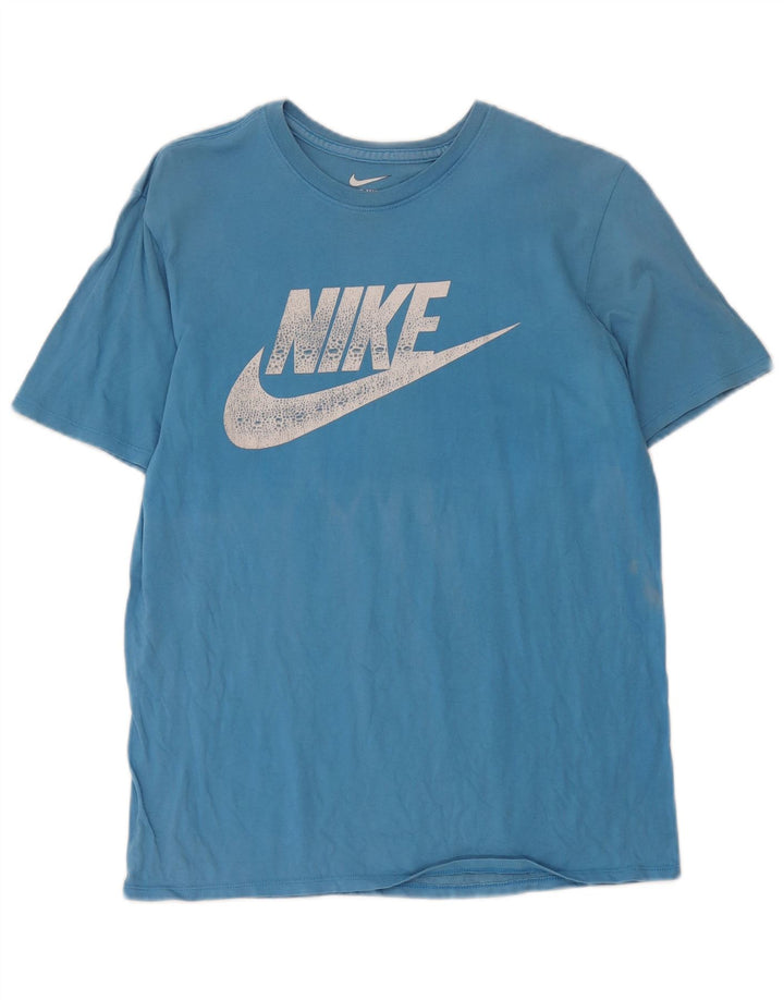 Nike Homme Athletic Cut Graphic T-Shirt Haut Bleu Moyen