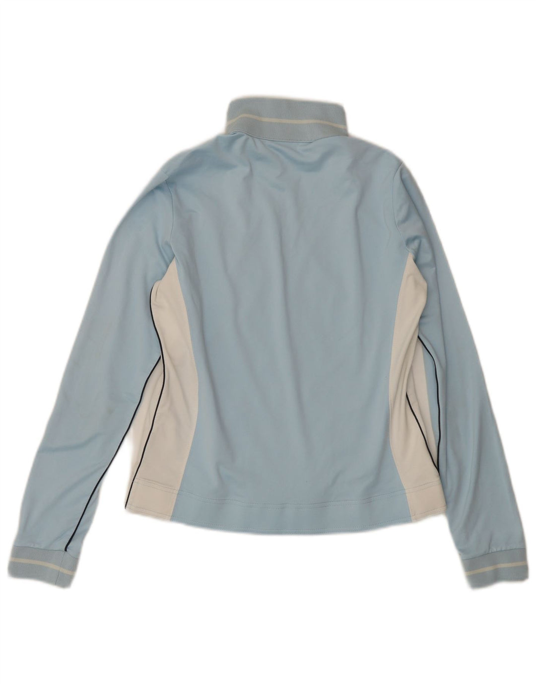 Champion Veste de survêtement pour femme UK 14 Large Bleu Colorblock Polyester