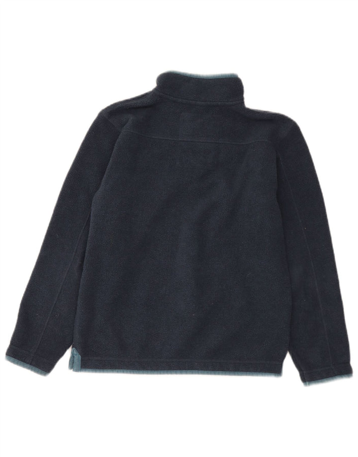 Fat Face Pull Polaire Col Zip Garçon 10-11 ans Bleu Marine Polyester
