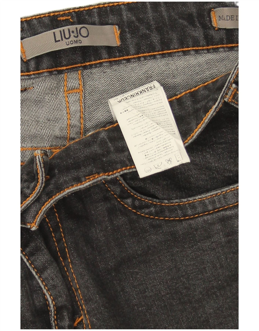 Liu Jo Jean Slim Uomo W32 L29 Homme Gris Coton